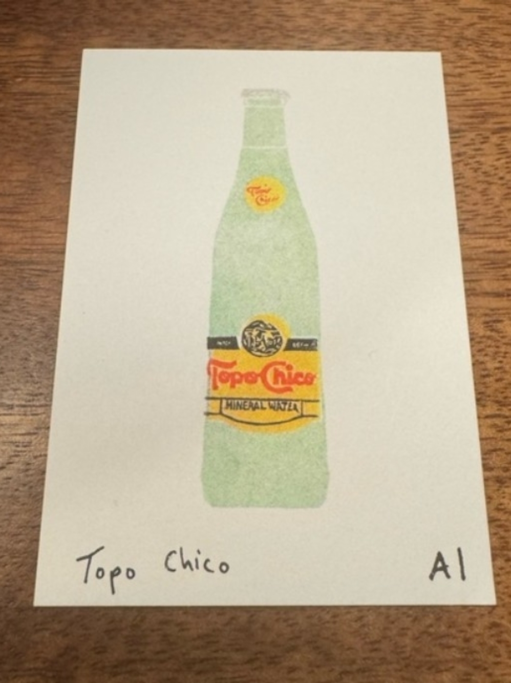 Topo Chico Mini Print - Home Wall Art